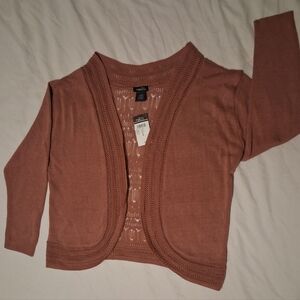 Rue21 Dusty Pink Knit Cardigan
